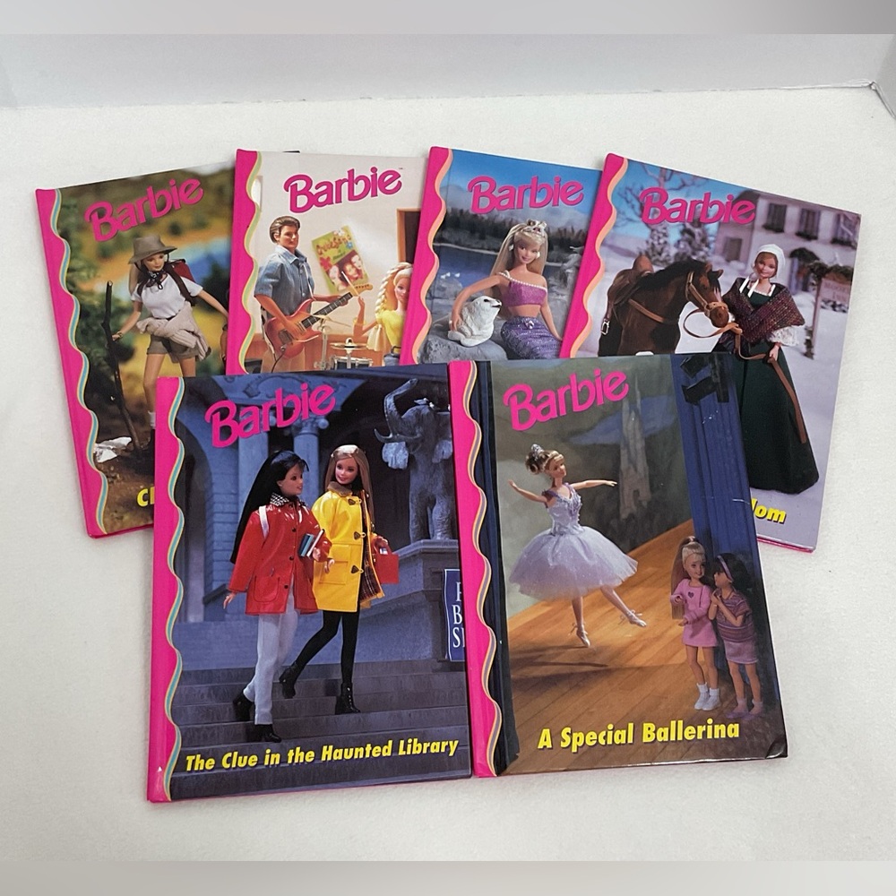 LOT OF 6 BARBIE & FRIENDS BOOKS